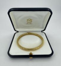 18k Gold Tubogas Bracelet