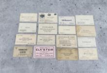 Collection of Antique Montana Business Cards