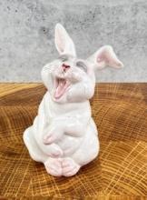 Italian Majolica Pottery Laughing Rabbit