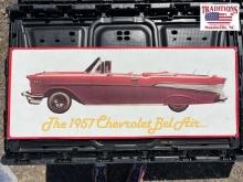 1957 Chevrolet Bel Air Sign 22x9
