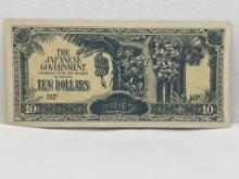The Japanese Government 10 Dollar Bill