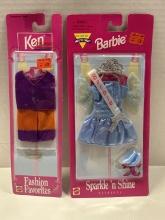 1 Barbie Dress Up Outfit and I Ken Fashion Outfit
