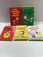 5 Snoopy Comic Books