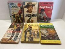 6 Western Paperback Books