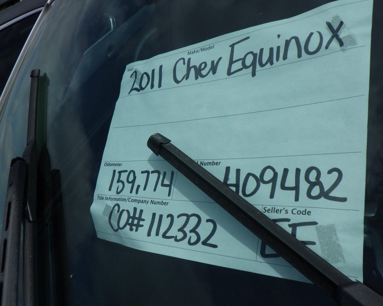 2011 Chevrolet Equinox s/n:409482