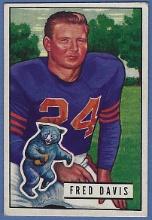 1951 Bowman #86 Fred Davis Chicago Bears