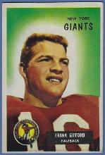 1955 Bowman #7 Frank Gifford New York Giants