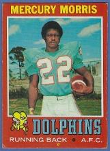 1971 Topps #91 Mercury Morris RC Miami Dolphins