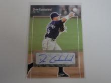 2007 JUST MINORS DREW CUMBERLAND AUTOGRAPHED ROOKIE CARD