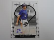 2018 LEAF PERFECT GAME DILLON CARTER AUTOGRAPHED ROOKIE CARD 07/50