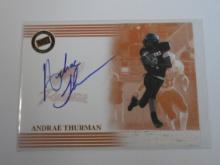 2004 PRESS PASS ANDRAE THURMAN AUTOGRAPHED ROOKIE CARD