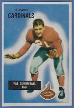 High Grade 1955 Bowman #52 Pat Summerall RC Chicago Cardinals