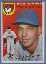 Sharp 1954 Topps #28 Paul Minner Chicago Cubs