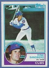 Sharp 1983 Topps #83 Ryne Sandberg RC Chicago Cubs