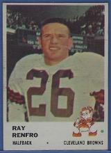 Nice 1961 Fleer #13 Ray Renfro Cleveland Browns