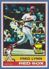 High Grade 1976 Topps #50 Fred Lynn 2nd Year Boston Red Sox