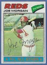 High Grade 1977 Topps #100 Joe Morgan Cincinnati Reds