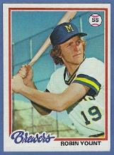 Pack Fresh 1978 Topps #173 Robin Yount Milwaukee Brewers