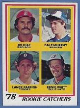 Pack Fresh 1978 Topps #708 Dale Murphy Lance Parish Rookie Catchers