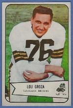 1954 Bowman #52 Lou Groza Cleveland Browns