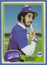 1981 Topps #347 Harold Baines RC Chicago White Sox