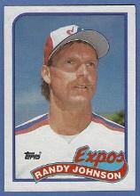 1989 Topps #647 Randy Johnson RC Montreal Expos