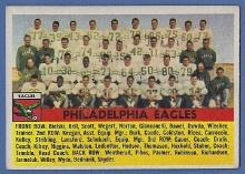 1956 Topps #40 Philadelphia Eagles Team Card