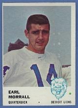1961 Fleer #78 Earl Morrall Detroit Lions