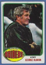 1976 Topps #355 George Blanda Oakland Raiders