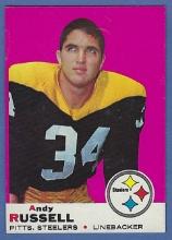 Sharp 1969 Topps #17 Andy Russell Pittsburgh Steelers