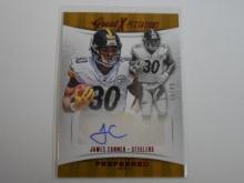 2017 PANINI PREFERRED JAMES CONNER AUTOGRAPHED ROOKIE CARD #D 30/49 JERSEY NUMBER