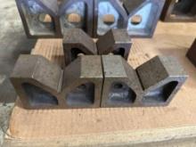 Lot of 7 ?V? Blocks - Assorted Sizes. See Photos