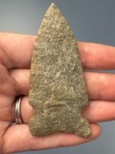3 1/16" Port Maitland Side Notch, Quartzite Point, Found in Vermont, Ex: Manley Collection