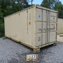 20'x8' High Cube 8'x6" Container, Finished Inside Heat & A/C Unit, Insulated Rubber Floor, Sheeted W