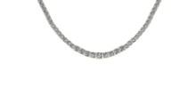 Certified 5.63 Ctw SI2/I1 Diamond 14K Yellow Gold Necklace