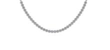 Certified 1.84 Ctw SI2/I1 Diamond 14K White Gold Necklace