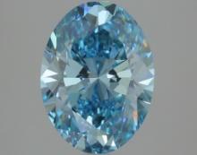 2.8 ctw. Oval IGI Certified Fancy Cut Loose Diamond (LAB GROWN)