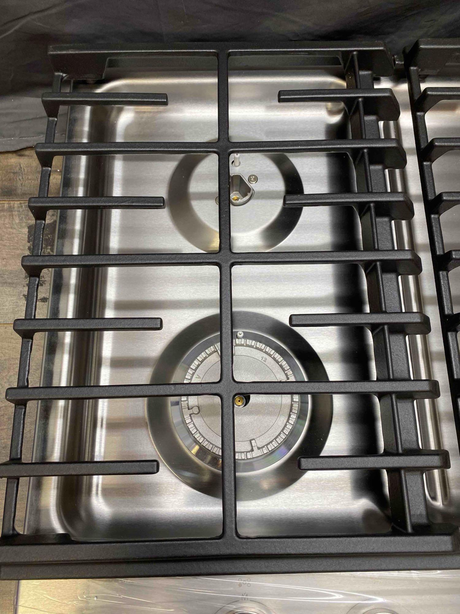 KitchenAid - 36" Built-In Gas Cooktop - Stainless Steel