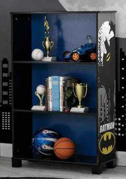 Delta Children Batman Deluxe 3-Shelf Bookcase