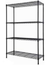 4-Shelf Adjustable Heavy Duty Storage Shelving Unit