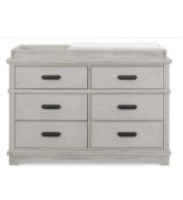 Simmons Kids Asher 6 Drawer Dresser with Changing Top