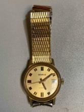 Gold-tone Automatic Benrus Watch | Vintage