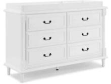 Simmons Kids 6 Drawer Dresser with Drawer Interlocking and Changing Top