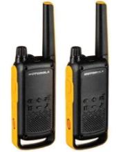 Motorola Solutions Two-Way Radio Black with Yellow