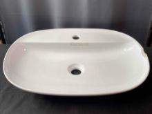 ASME A112.19.2-2013 inch Bathroom Vessel Sink White