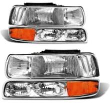 Headlight Assembly for 1999 2000 2001 2002 Chevy