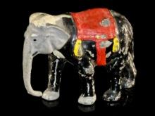 Vintage Lead Performing Elephant Figurine