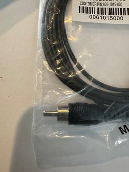 14 CABLES NEW 6ft. RCA Male to RCA Male Coaxial Video Cable w/Gold Connectors/Strain Relief