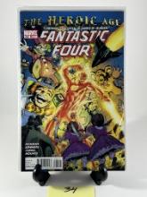 Fantastic Four Comic #580 and Iron Man 2 Video Game Advertisement - Like New - Marvel Comics