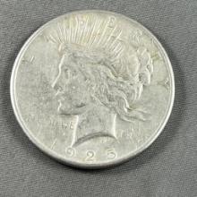 1925 Peace Silver Dollar, 90% silver